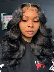 Glueless 4x4 5x5 Lace Closure Wig 180% Density Body Wave Virgin Human Hair