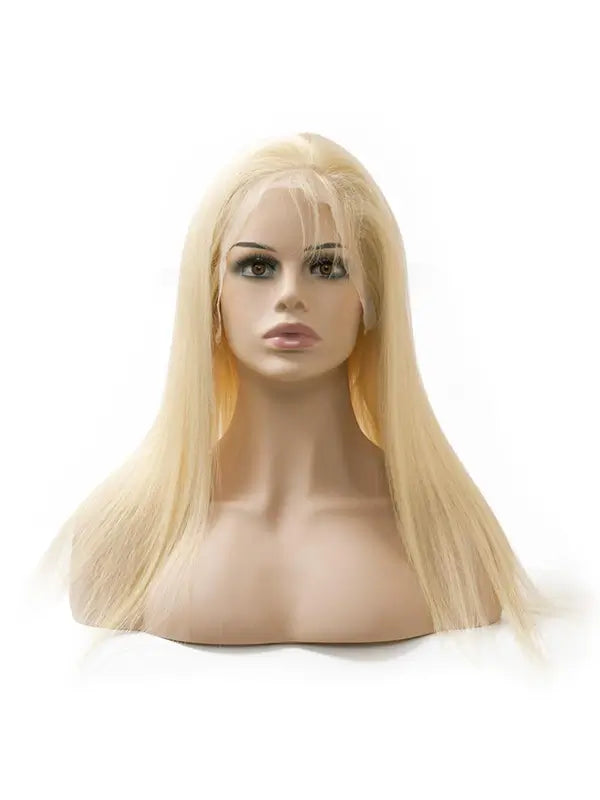 613 Blonde 5x5 13x4 Transparent Lace Straight Virgin Human Hair Wig