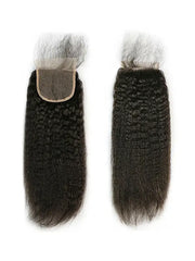 2/3/4 Bundles With 4*4 5*5 Closure Kinky Straight Virgin Hair