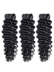 2/3/4 Bundles With 13*4 13*6 Frontal Deep Wavy Virgin Hair