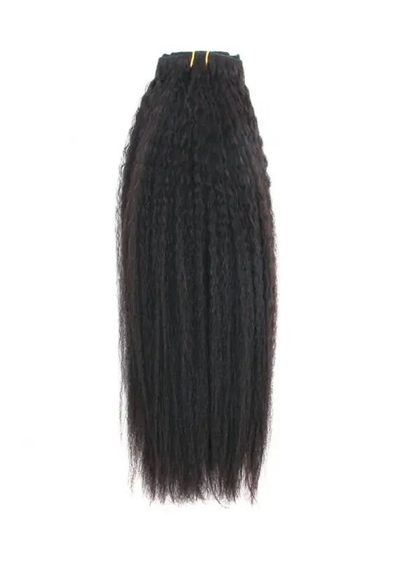 Seamless Clip In Hair Extension Kinky Straight Virgin Human Hair