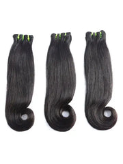 3pcs Double Drawn Funmi Hair Curvy Straight