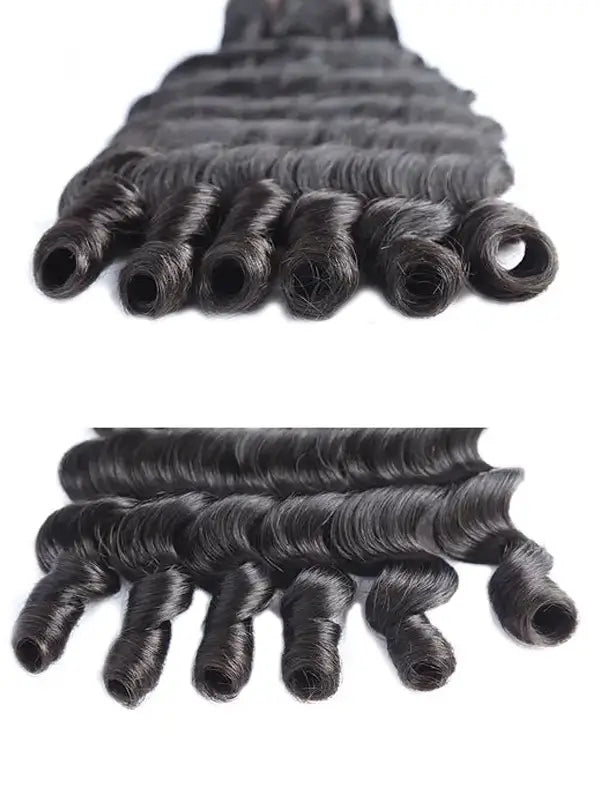 3pcs Double Drawn Funmi Hair Deep Curl