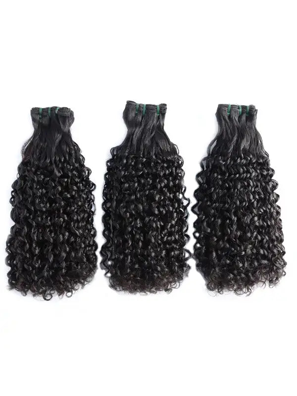 3pcs Double Drawn Funmi Hair Water Wave