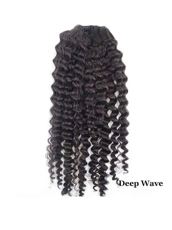 Beginner Friendly Drawstring Ponytail Extensions Virgin Human Hair