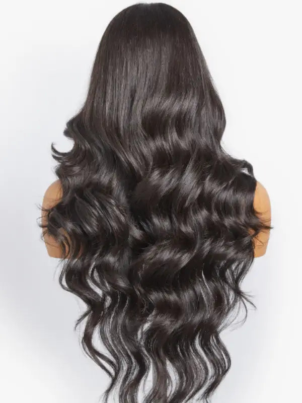 Layered Cut Highlight Loose Body Wave 5x5 Lace Closure Virgin Human Wig