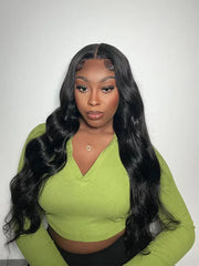 Glueless U Part Wig Body Wave Virgin Human Hair Beginner Friendly