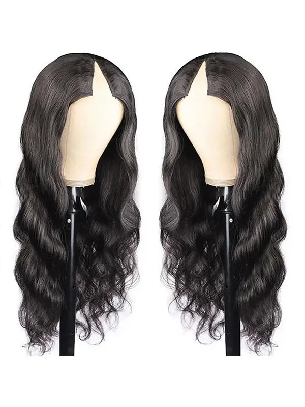 Clueless V Part Wig No Leave Out Body Wave Virgin Human Hair